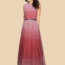 Dream Beauty Fashion Women Striped Gown Dress-picture-39
