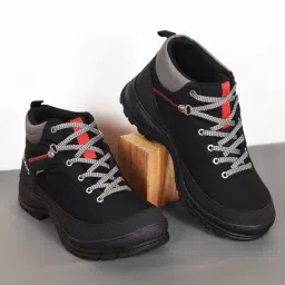 Healers by Liberty Men's RACE-1 Black Casual Boots-image-10