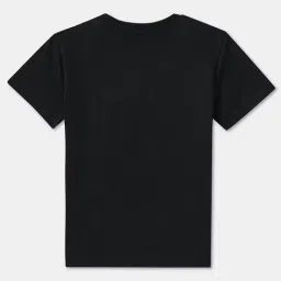 R&B Boys Black Cotton Printed T-Shirt image 2