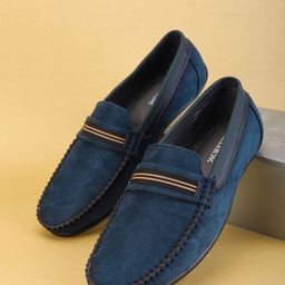 Killer Men Colourblocked Suede Loafers-picture-41