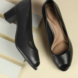 Metro Women Block Heel Peep Toes-picture-33