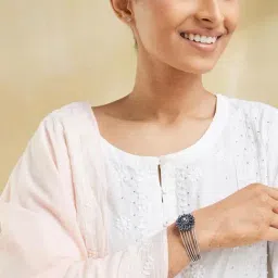 Fabindia Women Silver Adjustable Bangles image 2