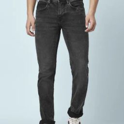 People by Pantaloons Black Slim Fit Jeans-picture-43