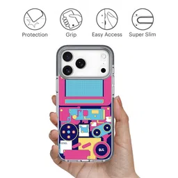 DailyObjects Geometric Printed iPhone 17 Pro Max Back Case Mobile Accessories image 2