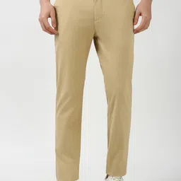 Peter England Casuals Men Cotton Super Slim Fit Trousers-picture-29