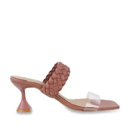 Mochi Women's Peach Casual Stilettos-image-89