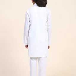 YK Boys Regular Pure Cotton Kurta with Pyjamas image 3