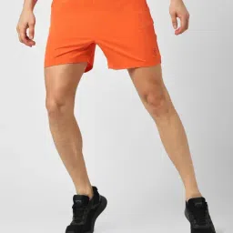 Van Heusen Flex Orange Regular Fit Shorts-picture-36