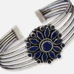 Fabindia Women Silver Adjustable Bangles image 5