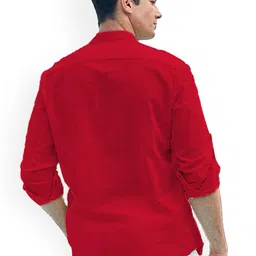 univibe Men Band Collar Kurta image 4