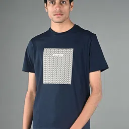LOUIS STITCH Men Graphic Printed Round Neck Cotton T-shirt-image-69