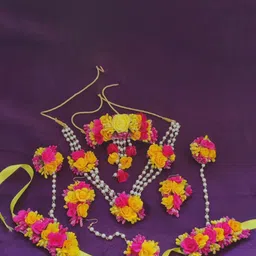 Ringzinnie Beaded Flower Jewellery Set-picture-26