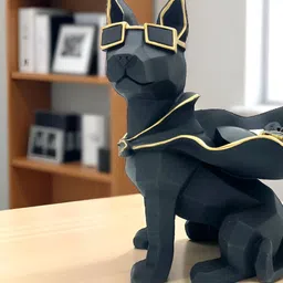 SkyKey Black & Gold-Toned Storage Figurine Showpiece-picture-37