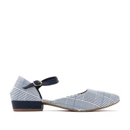 Cleo by Khadims Women's Blue Ankle Strap Sandals-image-37