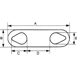 SES Sterling Slide On Cable Marker White, 07380032001 image 2