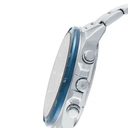 Casio EDifice EFR-556DB-2AVUDF Blue Analog Dial Silver Stainless Steel Band Men's Watch EX362 image 3