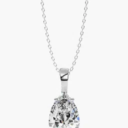 VALANOVA BIS Hallmark 18KT White Gold Diamond Studded Pendant - 0.85 gm-image-27