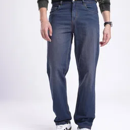 glitchez Men Straight Fit Light Fade Jeans image 5