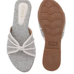 CORSICA Women Textured One Toe Flats image 5