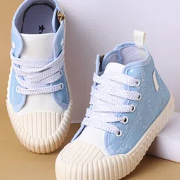 Cute Walk by Babyhug Lace Up Casual Shoes - Blue-picture-21