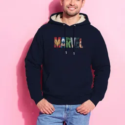 TOGS & TERRE Men Printed Hooded Sweatshirt image 4