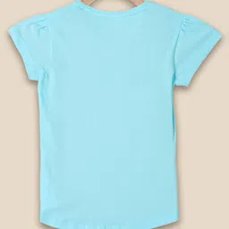 Kidsville Half Sleeves Frozen Theme Printed T Shirt - Blue image 3