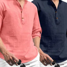 ZELINCO Men Thread Work Kurta-picture-10