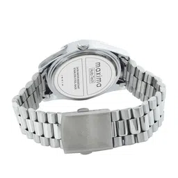 maxima Men Brass Dial & Stainless Steel Bracelet Style Straps Analogue Multi Function Watch 70751CMGI image 4