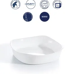 Luminarc White Opalware Smart Cuisine Carine Tempered Dish (2000ml) image 4