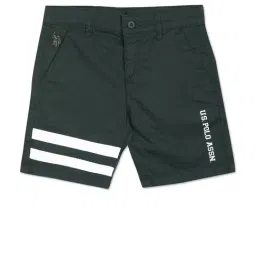 U.S. Polo Assn. Kids Olive Solid Shorts-picture-17