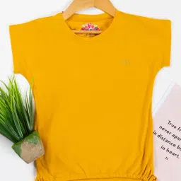 NINS MODA Kids Mustard Solid Top-picture-26