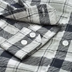 Mast & Harbour Checked & Textured Casual Shirt image 4