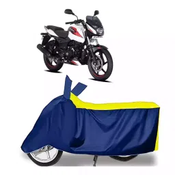 Auto Pearl Bike Cover for Bajaj Pulsar 180 BS6 (Yellow & Blue)-picture-28