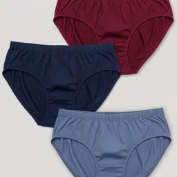 Moda Rapido Pack of 3 Cotton Mid-Rise Hipster Briefs-picture-36