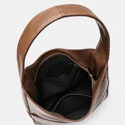 StyleCast Women Solid Structured Hobo Bag image 3