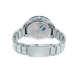 Casio EDifice EFR-556DB-2AVUDF Blue Analog Dial Silver Stainless Steel Band Men's Watch EX362 image 2