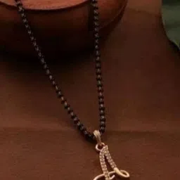 Bhumi Gold-Plated Artificial Stones and Beads Mangalsutra-picture-12