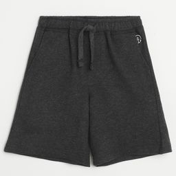 Campana Cotton Solid Shorts - Charcoal Grey-picture-12