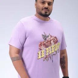 hardsoda by the indian garage co HARDSODA Men Plus Size Graphic Printed Round Neck Cotton T-shirt-picture-27