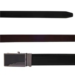 Cazzano Men Textured PU Formal Belt image 2