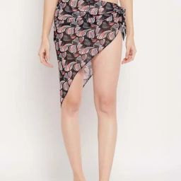 Secrets By ZeroKaata Black Printed Sarong-picture-22