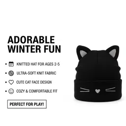 YOUSTYLO Unisex Kids Embroidered Woollen Beanie image 4