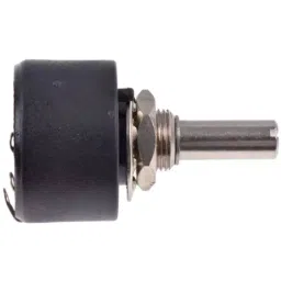 RS PRO 100Ω Rotary Potentiometer 1-Gang Panel Mount, 8427087 image 3