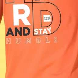 WOOSTRO Men Pack of 2 Typography Printed Round Neck Cotton Slim Fit T-shirts image 2