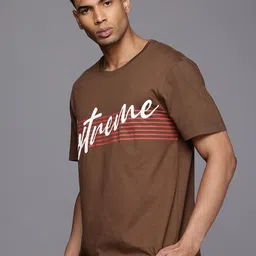 HRX by Hrithik Roshan Men Graphic Printed Bio Finish T-shirt image 4