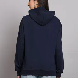 SZN Women Printed Hooded Sweatshirt image 4