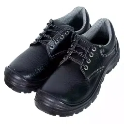 Fortune Steel Toe Safety Shoe Single Density Low Ankle Size UK 8 Black Model Viraat-8-picture-16