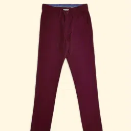 Pantaloons Junior Wine Cotton Regular Fit Trousers-picture-27