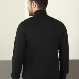 Sweet Dreams Black Regular Fit Cotton Polyblend Solid Sweatshirt image 2