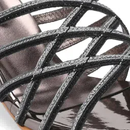 Clog London Women's Black Casual Sandals image 4